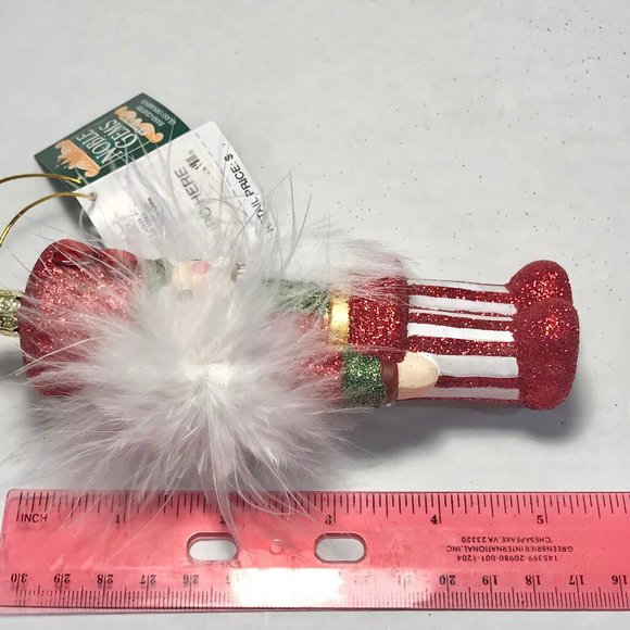Kurt Adler Glass Nutcracker Toy Soldier Christmas Ornament Noble Gems Hand Blown - Picture 3 of 16